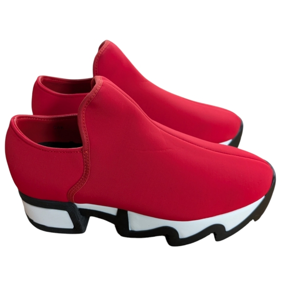 iRi Wes Red Neoprene Low Top Sneaker Size 36.5 (6.5) - Picture 2 of 13